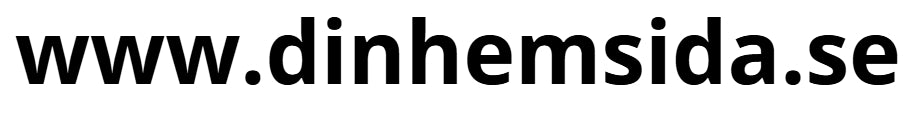 Din hemsidas namn Dekal