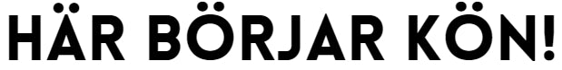 Här börjar kön Dekal