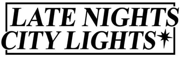 Late nights city lights Dekal