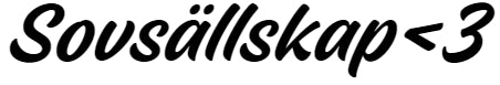 Sovsällskap<3 Dekal